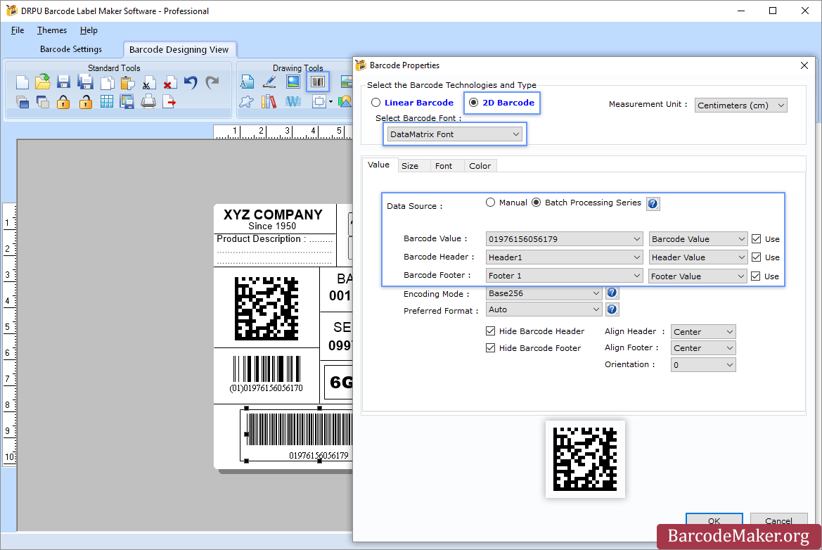 online 2d barcode maker