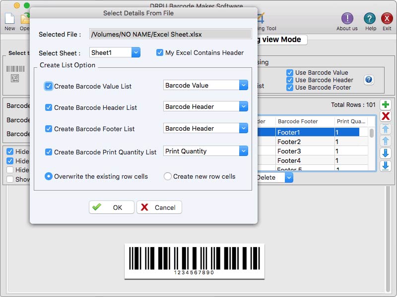 Apple Mac Barcode Labeling Software, MacOS Barcode Label Maker Application, MacOS Labeling & Printing Application, Apple MacOS Barcode Generator Software, Apple Mac Excel Barcode labeling Tool, Mac OS Bulk Label Designing Software, Mac Labeling Tool